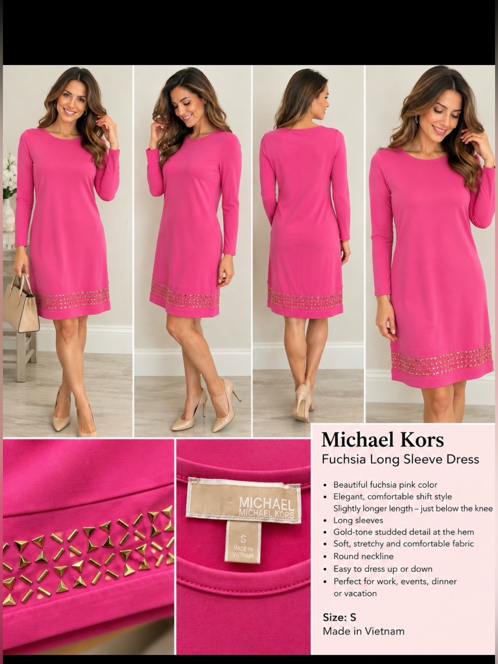 Michael Kors
Fuchsia Long Sleeve Dress